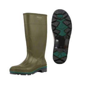 HONEYWELL SERVUS PVC,Rubber Boot,Olive 15"
