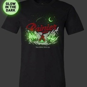 Great PNW Glow In The Dark Campfi-R Tee Black