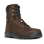 Danner Men's Caliper 8" Aluminum Toe Waterproof Lace Up Work Boot- Brown