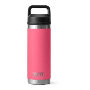 Yeti Rambler 18 Oz Water Bottle with Chug Cap Tropical Pink