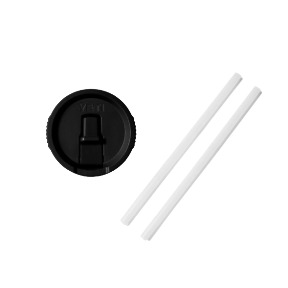 Yeti Rambler 20 Oz Travel Mug Straw Lid Black