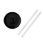 Yeti Rambler 30/40 Oz Travel Mug Straw Lid Black