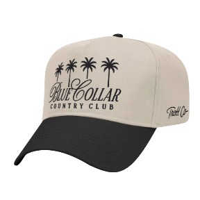 Troll BCCC Palms 5-Panel Hat Natural and Black