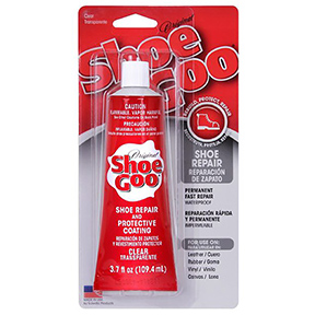 Goop Lot de 4 x 0,18 fl oz Colle transparente Shoe Goo pour réparation de chaussures (5510110