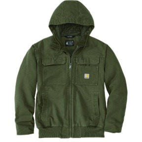 CARHARTT FULL SWING LOOSE FIT WASHED DUCK INSULATED JACKET- MOSS