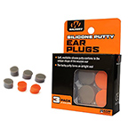 WALKERS SILICONE PUTTY EARPLUG - 3 PACK