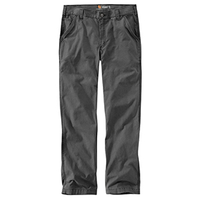 RUGGED FLEX RELAXED FIT CANVAS WORK PANT - GRAVEL