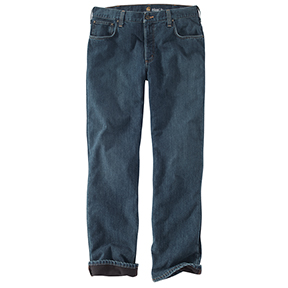 RELAXED FIT HOLTER FLEECE LINED JEAN - BLUE RIDGE