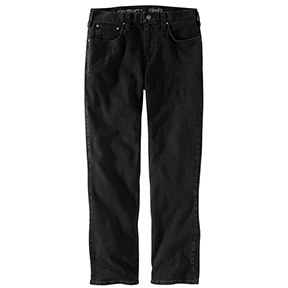 RUGGED FLEX RELAXED FIT STRAIGHT LEG JEAN - DUSTY BLACK