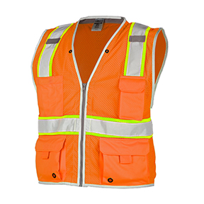 ML KISHIGO HEAVY DUTY VEST  ORANGE