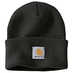 CARHARTT KNIT CUFFED BEANIE - BLACK