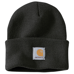 CARHARTT KNIT CUFFED BEANIE - BLACK