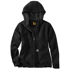 CARHARTT CLARKSBURG FULL-ZIP HOODIE - BLACK