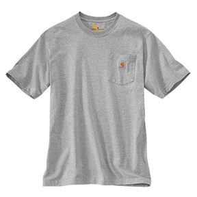 CARHARTT K87 T-SHIRT - HEATHER GRAY