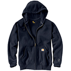 CARHARTT RAIN DEFENDER HEAVYWEIGHT FULL-ZIP SWEATSHIRT - NEW NAVY