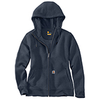 CARHARTT CLARKSBURG FULL-ZIP HOODIE - NAVY