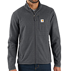 CARHARTT DALTON FULL-ZIP FLEECE JACKET - SHADOW HEATHER