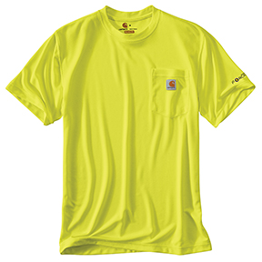 CARHARTT FORCE COLOR ENHANCED SHORT-SLEEVE T-SHIRT - LIME