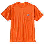 CARHARTT FORCE COLOR ENHANCED SHORT-SLEEVE T-SHIRT - ORANGE