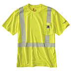 CARHARTT FORCE HIGH-VISIBILITY SHORT-SLEEVE CLASS 2 T-SHIRT - LIME