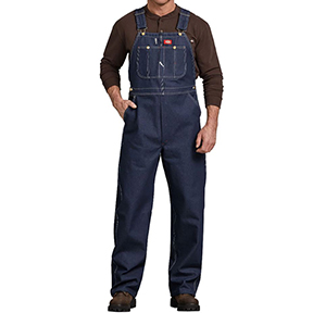 WORK 'n MORE - DICKIES BIB OVERALLS - INDIGO BLUE