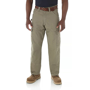 WRANGLER RIGGS WORKWEAR RIPSTOP RANGER CARGO PANT - BARK