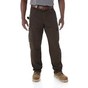 WRANGLER RIGGS WORKWEAR RIPSTOP RANGER CARGO PANT - DARK BROWN