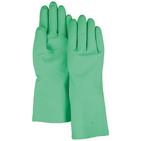 MAJESTIC 15 MIL UNLINED NITRILE 12 IN. GLOVES - GREEN