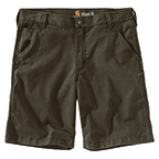 CARHARTT RUGGED FLEX CANVAS WORK SHORT - TARMAC