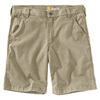 CARHARTT RUGGED FLEX CANVAS WORK SHORT - TAN