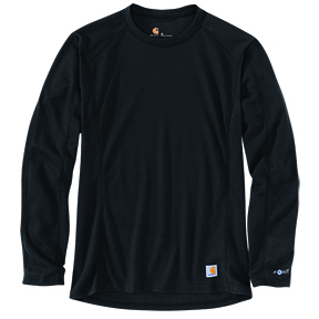 CARHARTT BASE FORCE MIDWEIGHT CLASSIC CREW - BLACK