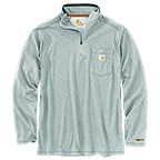 CARHARTT FORCE RELAXED FIT MIDWEIGHT LONG-SLEEVE 1/4 ZIP POCKET T-SHIRT -