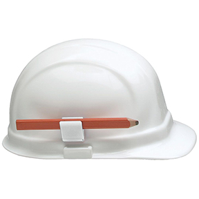 HELMET PEN CLIP - WHITE