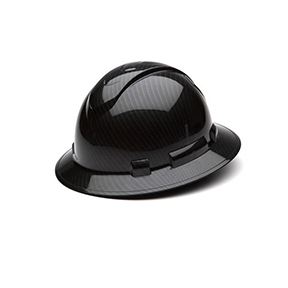 RIDGELINE FULL BRIM HARD HAT - SHINY BLACK GRAPHITE