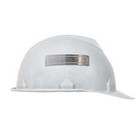 HARD HAT STICKER RETRO REFLECTIVE - WHITE