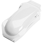 EYEWEAR CLIP FOR HARD HAT - WHITE