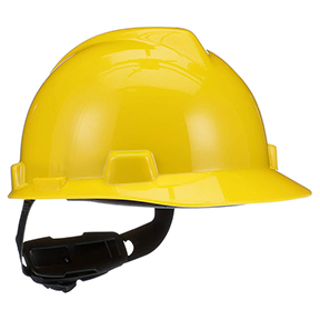 V-GARD SLOTTED CAP W/FAS-TRAC III SUSPENSION - YELLOW