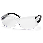 OTS H2X ANTI-FOG LENS W/BLACK TEMPLES - CLEAR