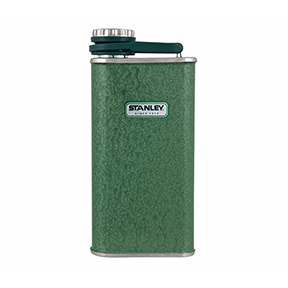 STANLEY CLASSIC EASY FILL WIDE MOUTH FLASK 8OZ- HAMMERTONE GREEN