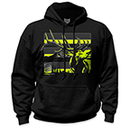 ELK STEALTH SAFETY HOODIE - REFLECTIVE/BLACK