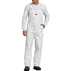 DICKIES PAINTER BIB OVERALL - WHITE