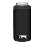 YETI RAMBLER 16 OZ COLSTER TALL CAN INSULATOR - BLACK