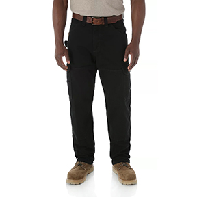 WRANGLER RIGGS WORKWEAR RIPSTOP RANGER CARGO PANT - BLACK