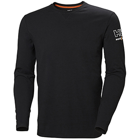 HELLY HANSEN KENSINGTON LONGSLEEVE - BLACK