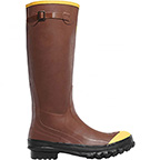 16"H MEN'S RUBBER BOOTS STEEL TOE - RUST