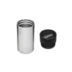 YETI RAMBLER 12 OZ BOTTLE WITH HOTSHOT CAP - STAINLESS STEAL