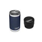 YETI RAMBLER 12 OZ BOTTLE WITH HOTSHOT CAP - NAVY