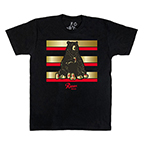 HI-VIS RAINIER BEAR TSHIRT - BLACK