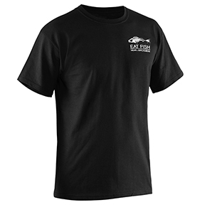 EAT FISH T-SHIRT BLK