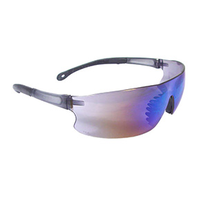 RADIANS RAD SEQUEL SAFETY GLASSES - SMOKE FRAME/MIRROR LENS